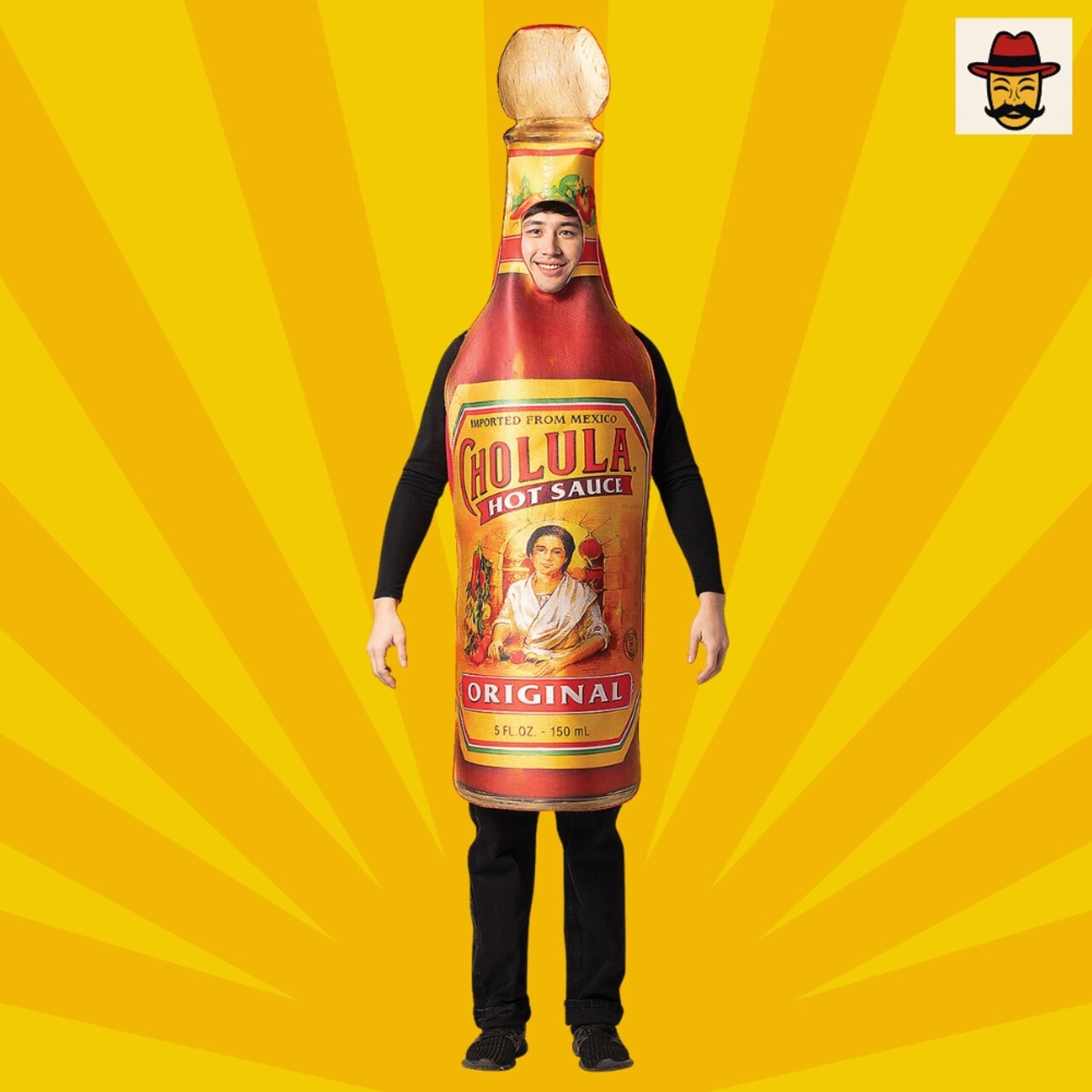 Hot Sauce Costume Funny Spicy Bottle Tunic For Halloween Party Wear